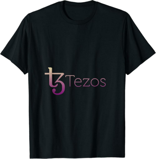 Tezos T-Shirt XTZ Logo Image Cryptocurrency