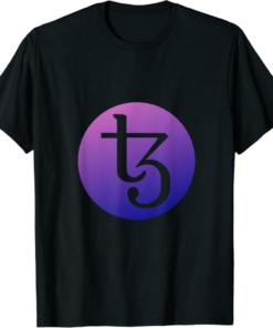 Tezos T-Shirt XTZ Logo Image Cryptocurrency Emblem