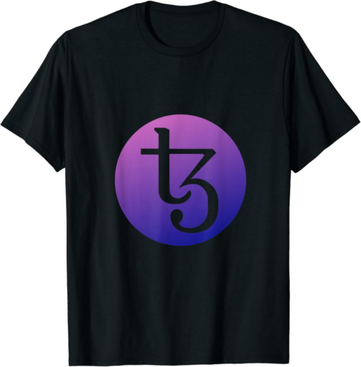 Tezos T-Shirt XTZ Logo Image Cryptocurrency Emblem