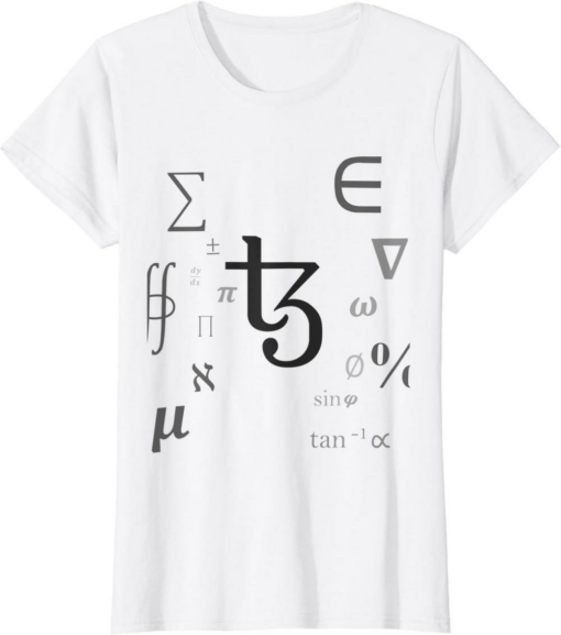 Tezos T-Shirt XTZ Logo Image Cryptocurrency Mathematics