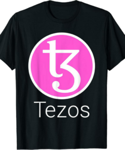 Tezos T-Shirt XTZ Logo Pink Ink Cypher Mode Crypto Apparel
