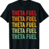 Theta Fuel T-Shirt Crypto Rainbow Text Design