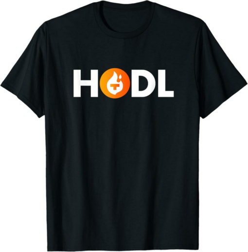 Theta Fuel T-Shirt HOLD Crypto Flame TFUEL Cryptocurrency