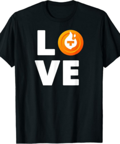 Theta Fuel T-Shirt LOVE TFUEL Crypto Token Coin Dapps