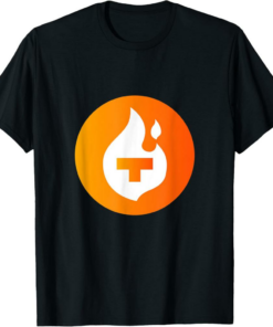 Theta Fuel T-Shirt Logo The Crypto and Tfuel Crypto Log