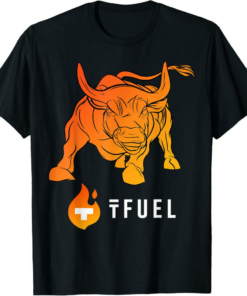 Theta Fuel T-Shirt TFUEL Crypto BULLRUN Crypto Token Coin
