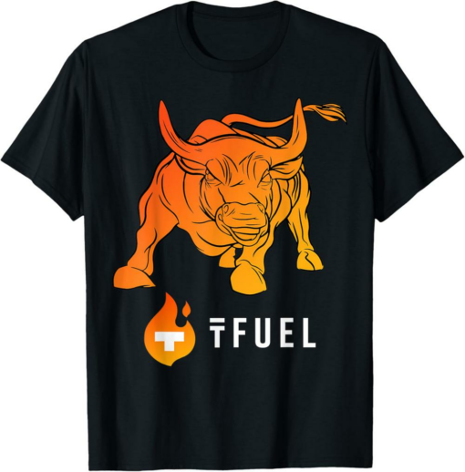 Theta Fuel T-Shirt TFUEL Crypto BULLRUN Crypto Token Coin