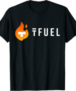 Theta Fuel T-Shirt TFUEL Crypto Token Flame Coin HODL Dapps