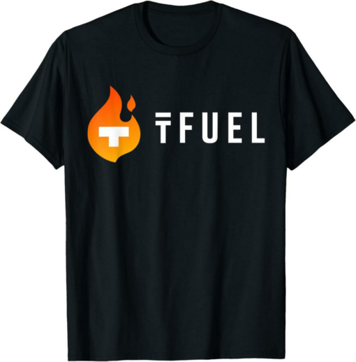 Theta Fuel T-Shirt TFUEL Crypto Token Flame Coin HODL Dapps