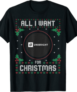 Unibright T-Shirt Christmas Sweater All I Want For Xmas