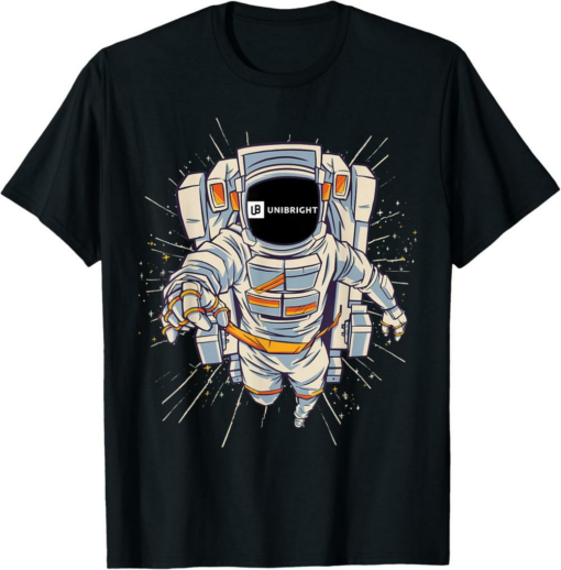 Unibright T-Shirt Crypto Astronaut to Moon