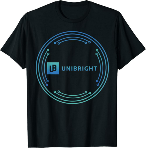 Unibright T-Shirt Crypto Digital Money