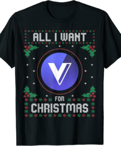 VGX Token T-Shirt Christmas Sweater All I Want For Xmas