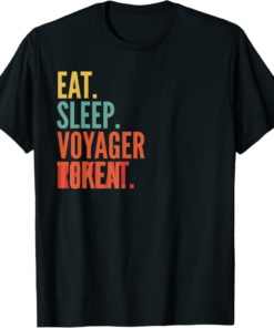 VGX Token T-Shirt Voyager Token Crypto Eat Sleep Repeat