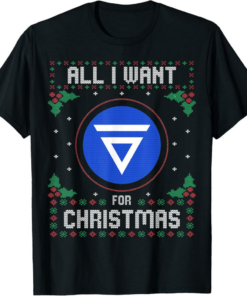 Velas T-Shirt Christmas Crypto Sweater All I Want For Xmas