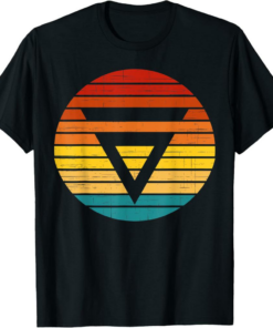 Velas T-Shirt Crypto Vintage Retro Sunset Design 60s 70s