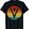Verge T-Shirt Crypto Vintage Retro Sunset Design 60s 70s
