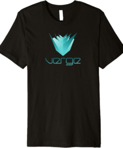Verge T-Shirt Currency XVG Cryptocurrency