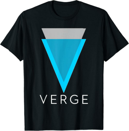 Verge T-Shirt Official Logo XVG For Men For Women