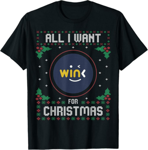 WINkLink T-Shirt Christmas Sweater All I Want For Xmas is