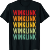 WINkLink T-Shirt Crypto Rainbow Text Design