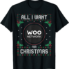 WOO T-Shirt Network Christmas Sweater All I Want For Xmas
