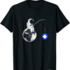 Waves T-Shirt Astronaut Fishing The Logo Crypto Currency