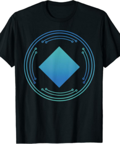 Waves T-Shirt Crypto Digital Money