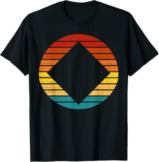 Waves T-Shirt Crypto Vintage Retro Sunset Design 60s 70s