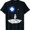 Waves T-Shirt Cryptocurrency Moon Astronaut In The Universe