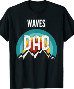 Waves T-Shirt Dad Crypto Gift For Fathers Day