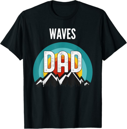 Waves T-Shirt Dad Crypto Gift For Fathers Day