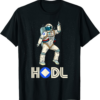 Waves T-Shirt Fun HODL Disco Space Man