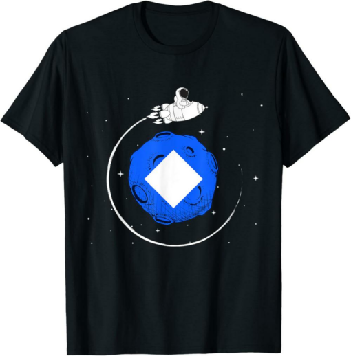 Waves T-Shirt Fun ROCKET To The Moon