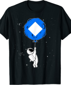 Waves T-Shirt Funny Hodl Moon Astronaut