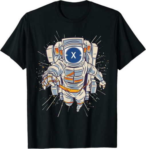 XDC T-Shirt Network Crypto Network Astronaut to Moon