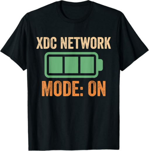 XDC T-Shirt Network Mode On Crypto