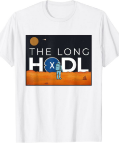 XDC T-Shirt The Long Hodl To The Moon Crypto Bear Market