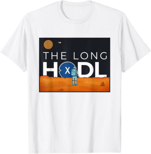 XDC T-Shirt The Long Hodl To The Moon Crypto Bear Market