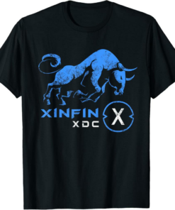 XDC T-Shirt XinFin Crypto BULLRUN HODL Token Blockchain