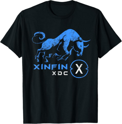 XDC T-Shirt XinFin Crypto BULLRUN HODL Token Blockchain