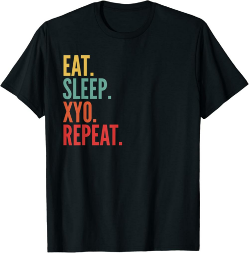 XYO T-Shirt Crypto Eat Sleep Repeat