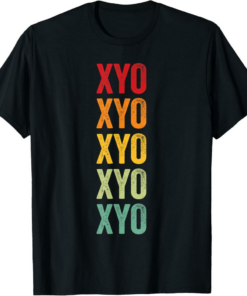 XYO T-Shirt Crypto Rainbow Text Design