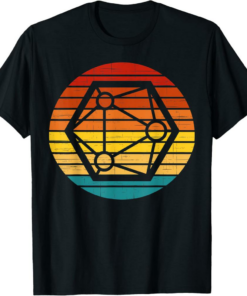 XYO T-Shirt Crypto Vintage Retro Sunset Design 60s 70s