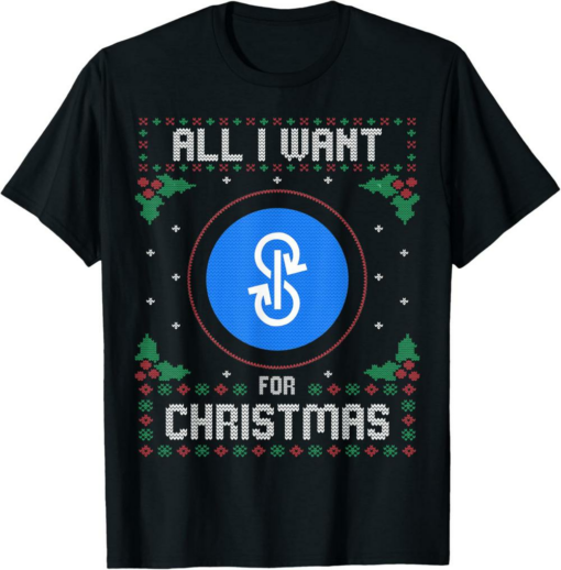 YFI T-Shirt Christmas Sweater All I Want For Xmas