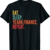 YFI T-Shirt Crypto Eat Sleep Yearn.finance Repeat