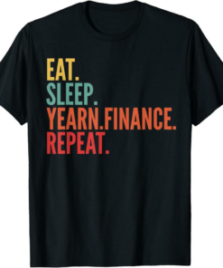 YFI T-Shirt Crypto Eat Sleep Yearn.finance Repeat