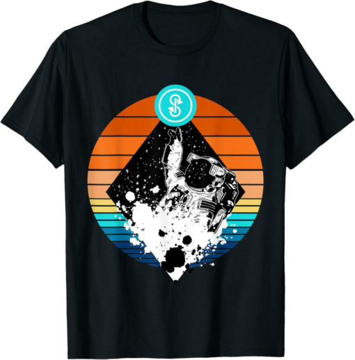 YFI T-Shirt DeFi Crypto Yearn Finance Astronaut Sunset