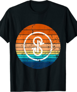 YFI T-Shirt DeFi Crypto Yearn Finance Cryptocurrency Sunset