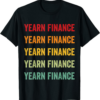YFI T-Shirt Yearn Finance Crypto Rainbow Text Design